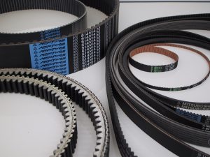 Multiple Mitsuboshi Industrial V Belts